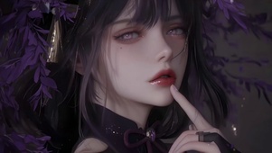 黑金纯欲CG女孩