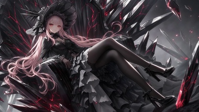 长腿黑丝高跟美少女