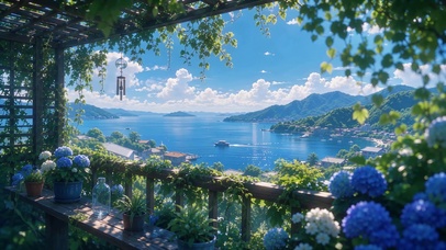 晴川揽山海