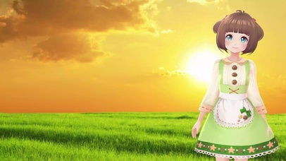 4k夕阳小姐姐