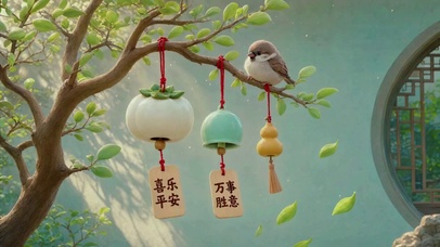 国风治愈可爱风铃