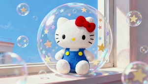 气泡哈喽kitty
