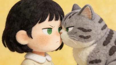 女孩与萌宠