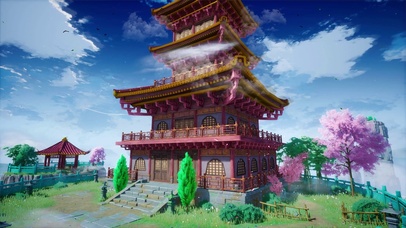 古风楼层风景如画