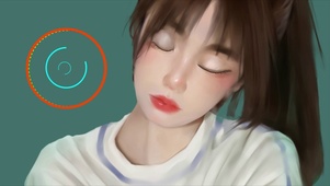 马尾女孩