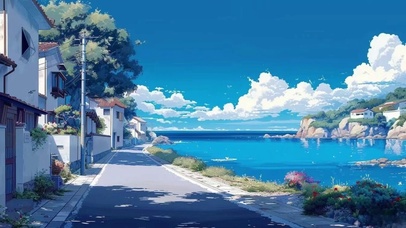 蓝天白云 唯美治愈