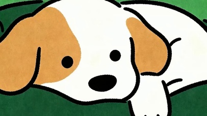 萌宠狗带鱼屏