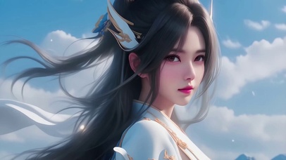 仙气治愈古风女神