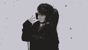 口罩女孩
