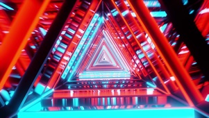 无限隧道三角-红色(双端)