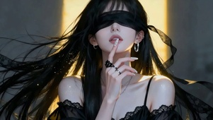 4K 暗纱盲姬少女・甜酷魅惑