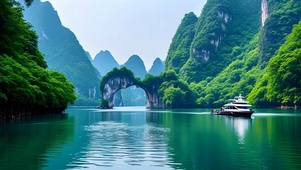 绿色桂林山水