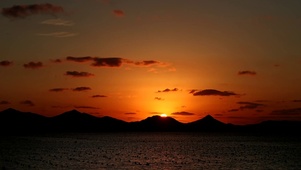 海上日落