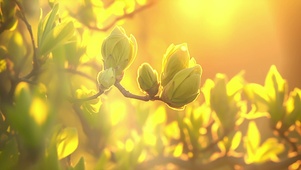 树上新芽