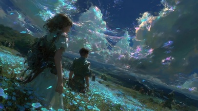 你的梦梦境中的云朵女孩