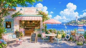 海边小店晴空