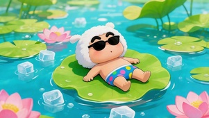 蜡笔小新悠闲夏日