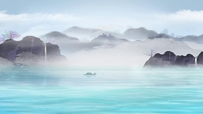 中国风大气简洁古风水墨风