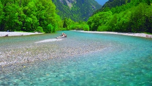 4k小溪水流