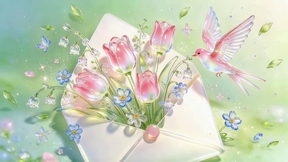 郁金香花信