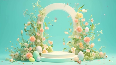 护眼花草树木小清新