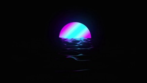 海中彩月
