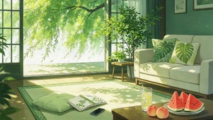 清凉的夏日