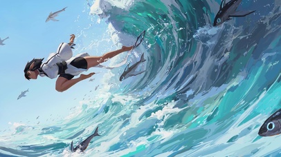 水元素师－水吉(原作者己授权)