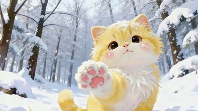 雪地萌猫