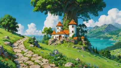 大树下小屋
