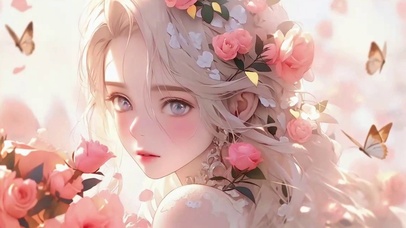 动漫插画少女