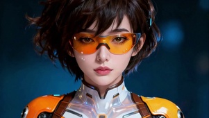 动漫少女cos游戏守望先锋