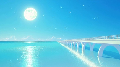 海景大桥夜景