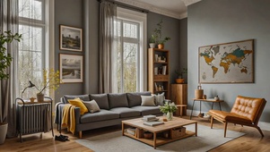 【雨景】欧式简约客厅