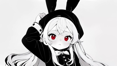 黑白兔