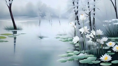 荷塘月色 唯美治愈