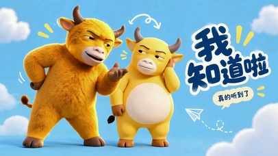 我知道啦趣味牛来