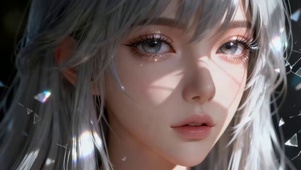 银眸碎光