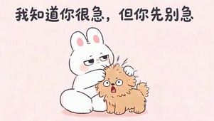 先别急