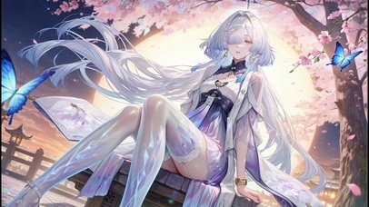 樱花月下莫宁