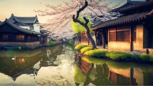 樱花湖