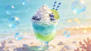 海边冰淇淋