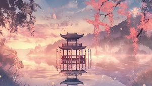 动漫场景 唯美