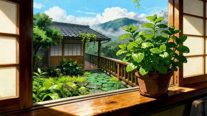 雨前庭园