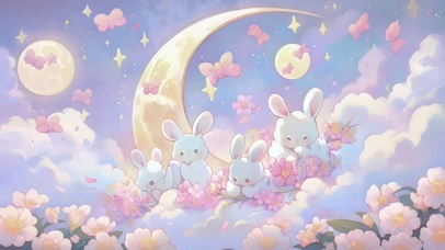 月上花海兔兔