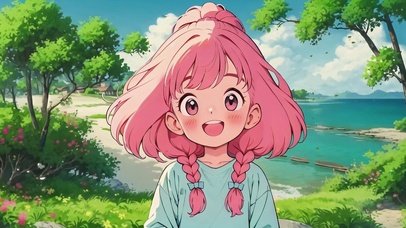 治愈清纯美少女