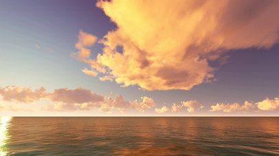 唯美 超清 海上黄昏