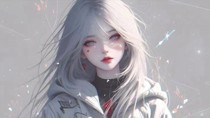 白发美少女