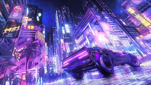 赛博朋克都市汽车