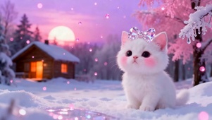 夕阳下猫咪